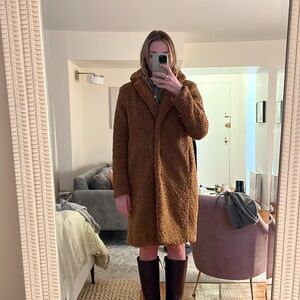 GREAT CONDITION J CREW TEDDY COAT